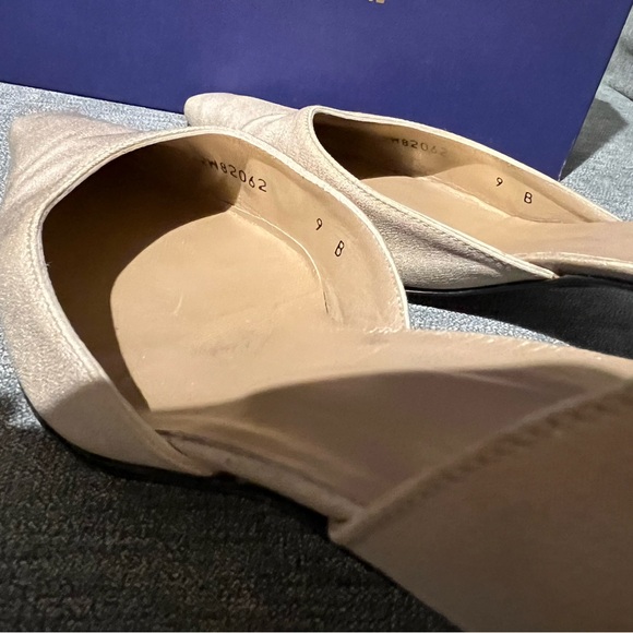 Stuart Weitzman Women's Toucan Taupe Crepe Fabric Pumps Size 9 - Picture 6 of 9